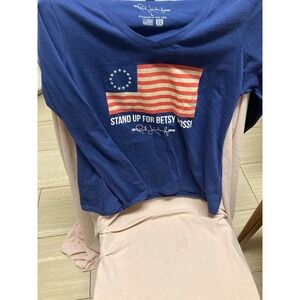 Women’s Long Sleeve Stand Up For Betsy Ross The Rush Limbaugh Show Shirt Size L